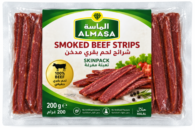 Smoked Beef Strips – Almasa Skinpack